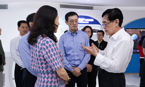 全国人大常委会副委员长，农工党中央主席何维一行调研Ebpay生物